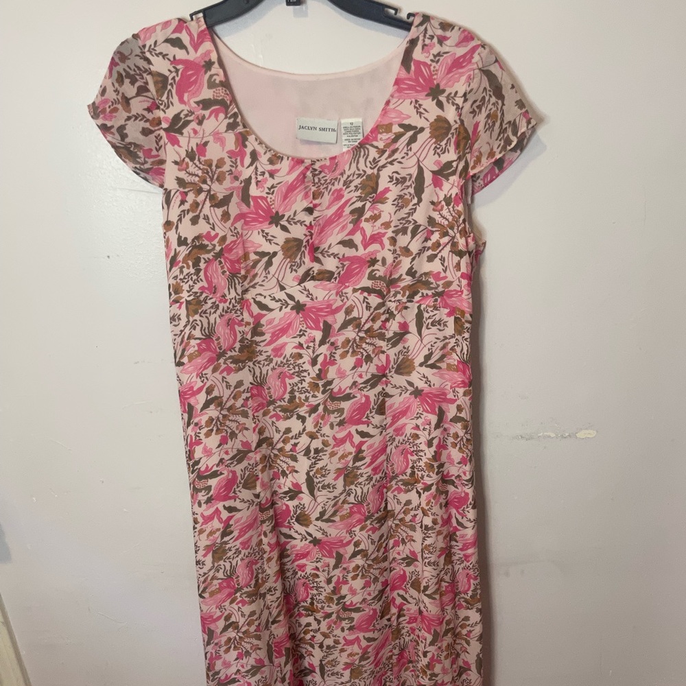 Pink Flower Dress